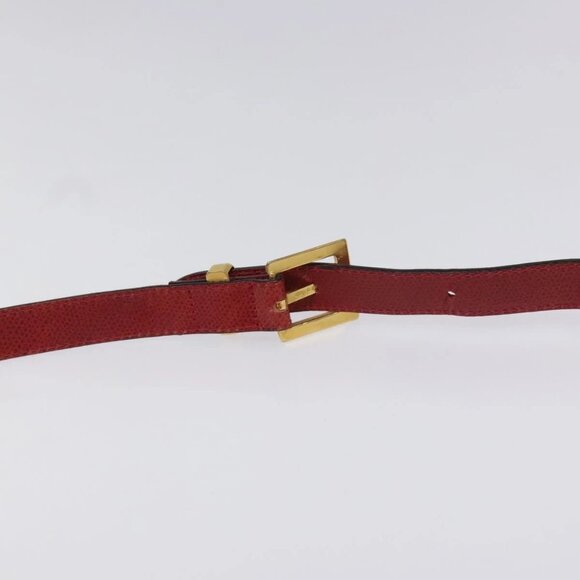 Salvatore Ferragamo Shoulder Bag Leather Red Auth 98267 - Picture 9 of 16